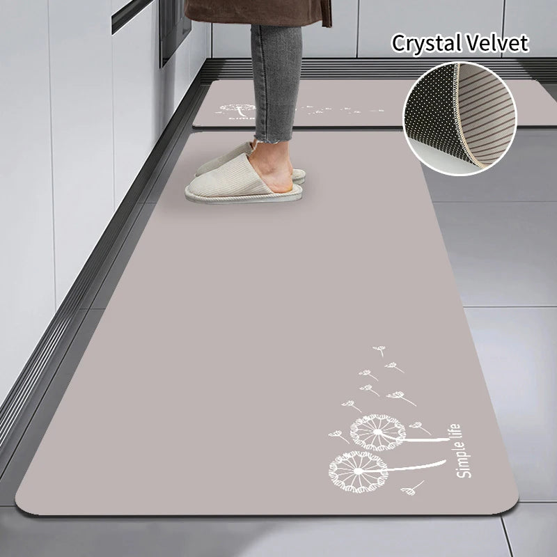 Tapis de cuisine absorbant