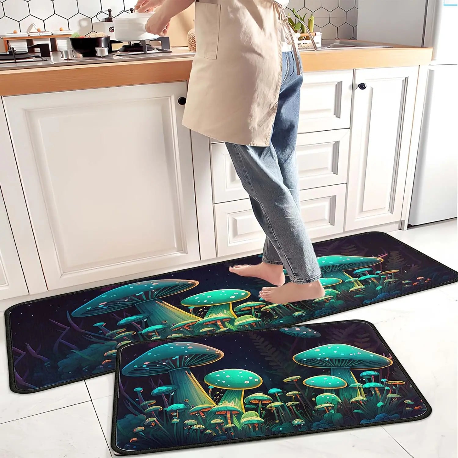 Tapis de cuisine bistrot