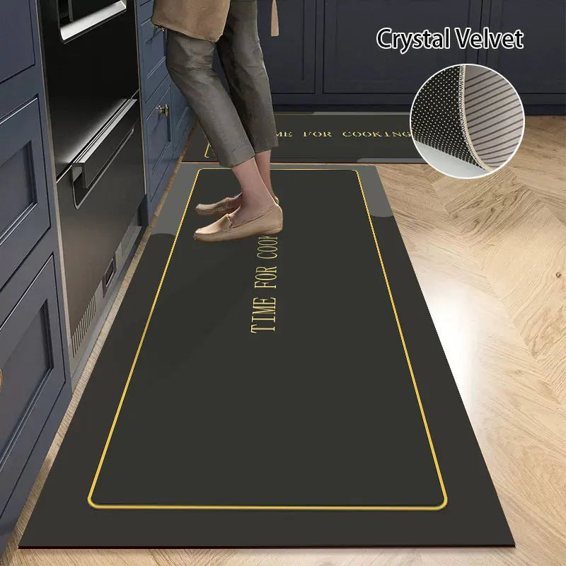 Tapis de cuisine absorbant