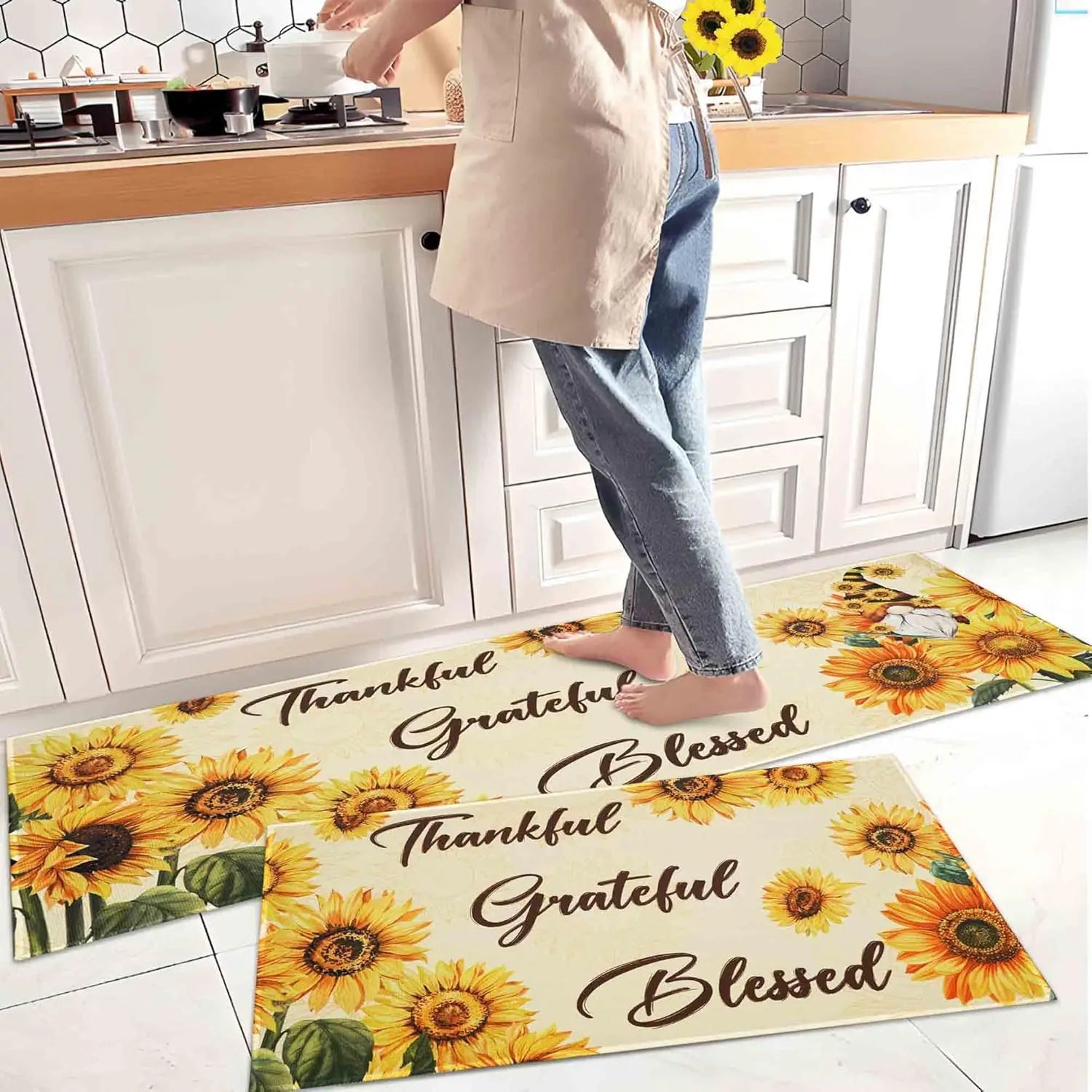 Tapis de cuisine bistrot