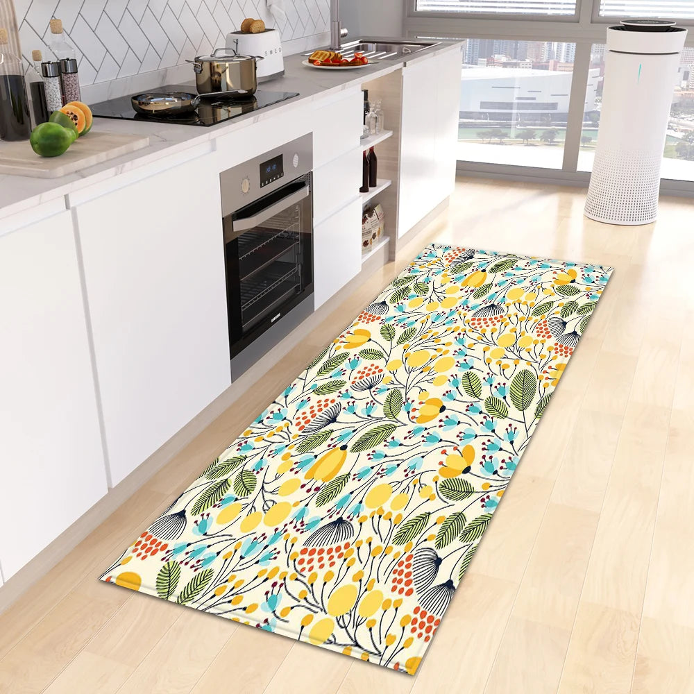 tapis de cuisine exotique