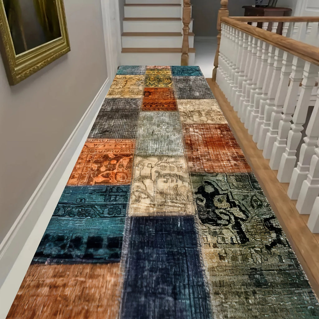 tapis de cuisine colore patchwork