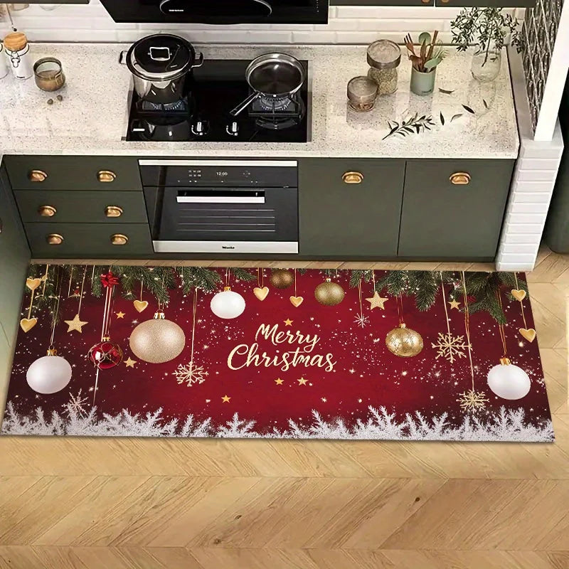 tapis de cuisine noel