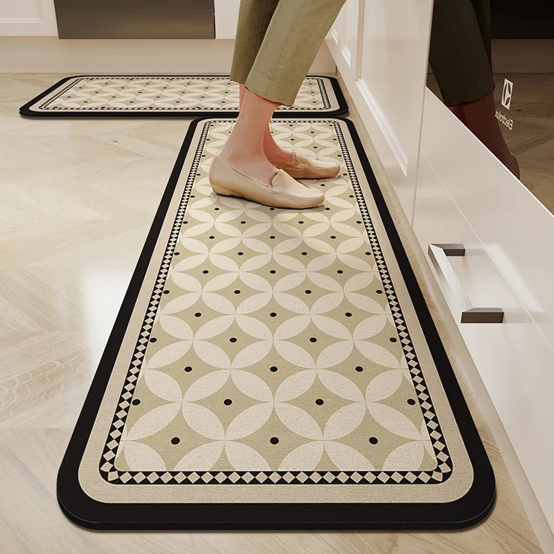 tapis de cuisine en fibre