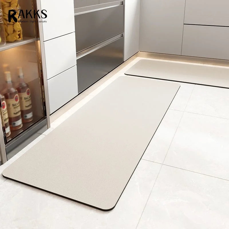 Tapis de cuisine diatomite