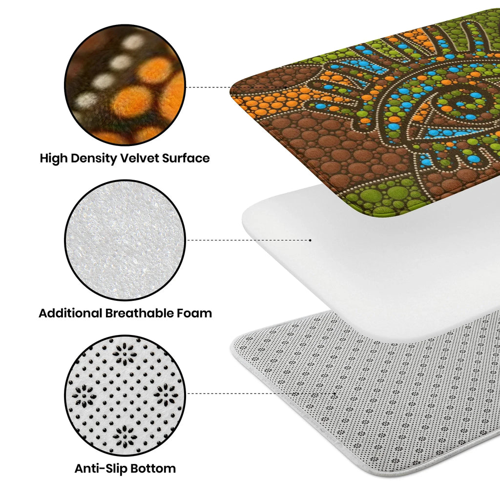 tapis de cuisine 140 avec coqs