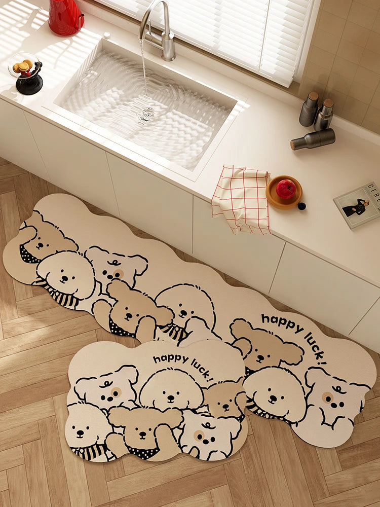 tapis de cuisine chien