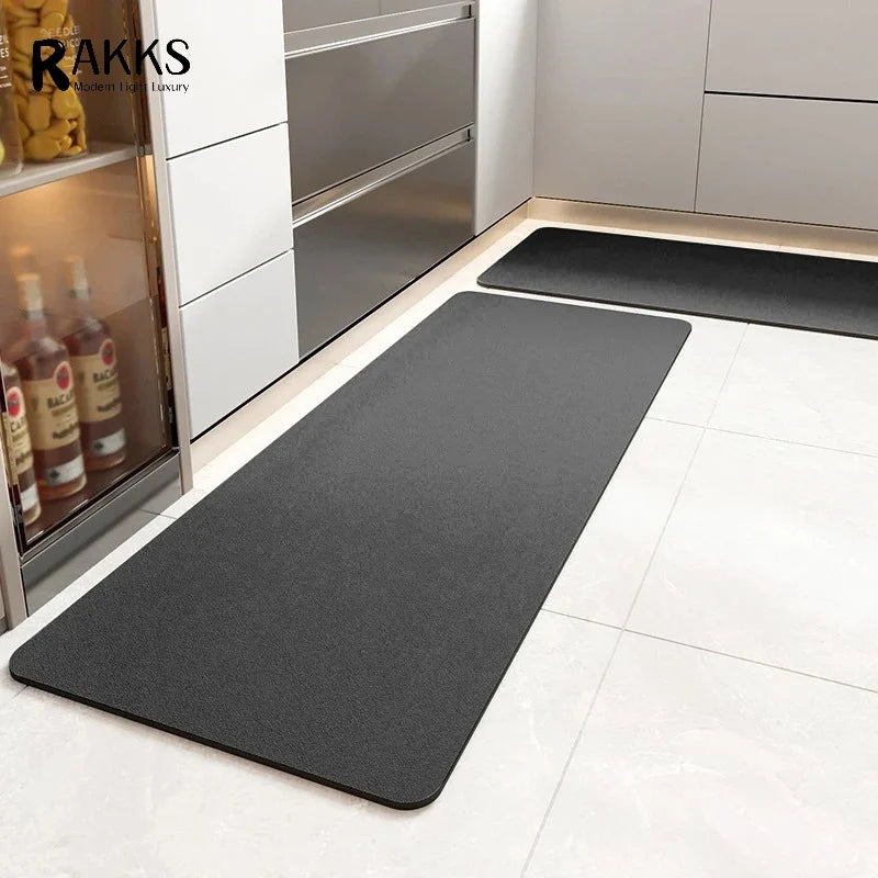 Tapis de cuisine diatomite