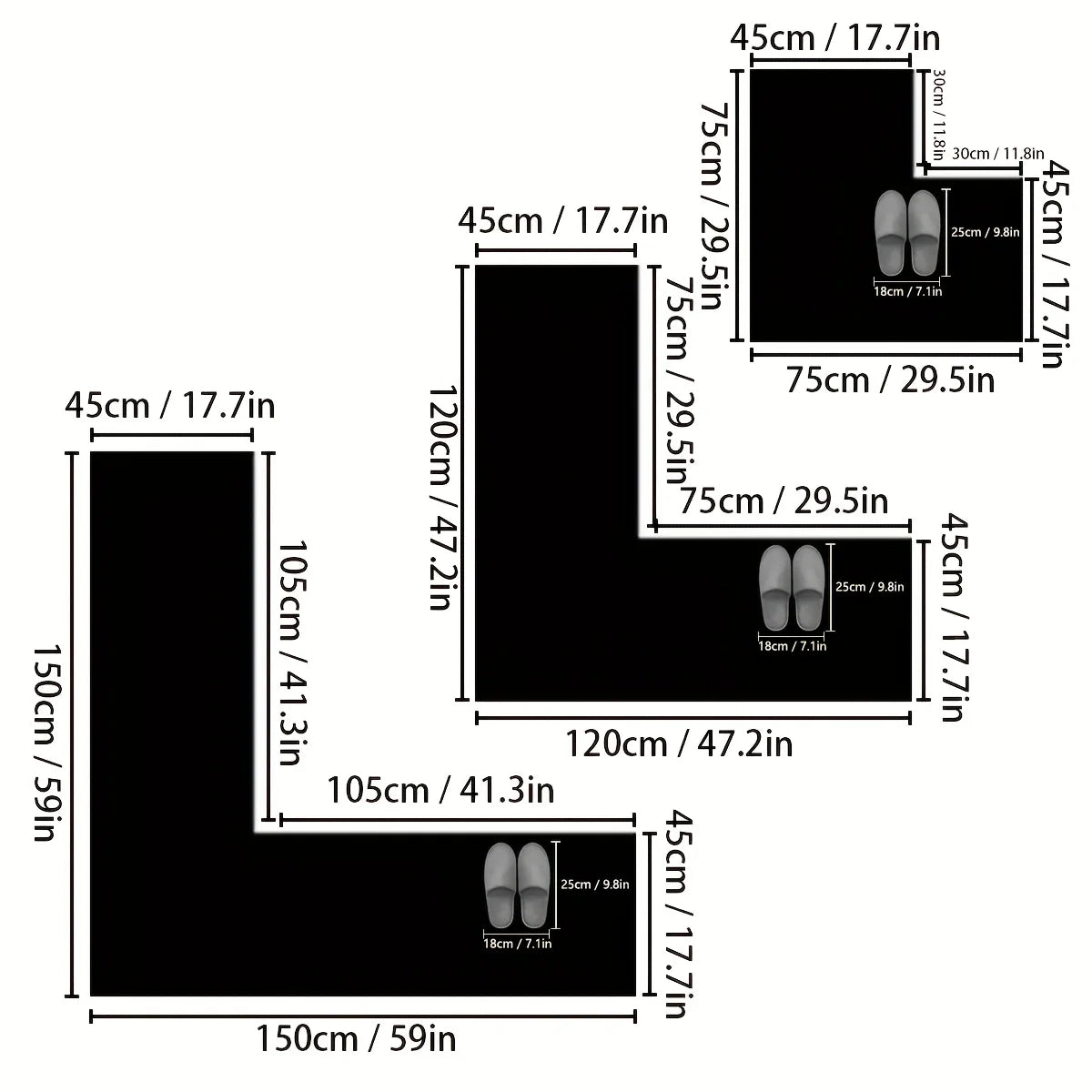 tapis de cuisine beton