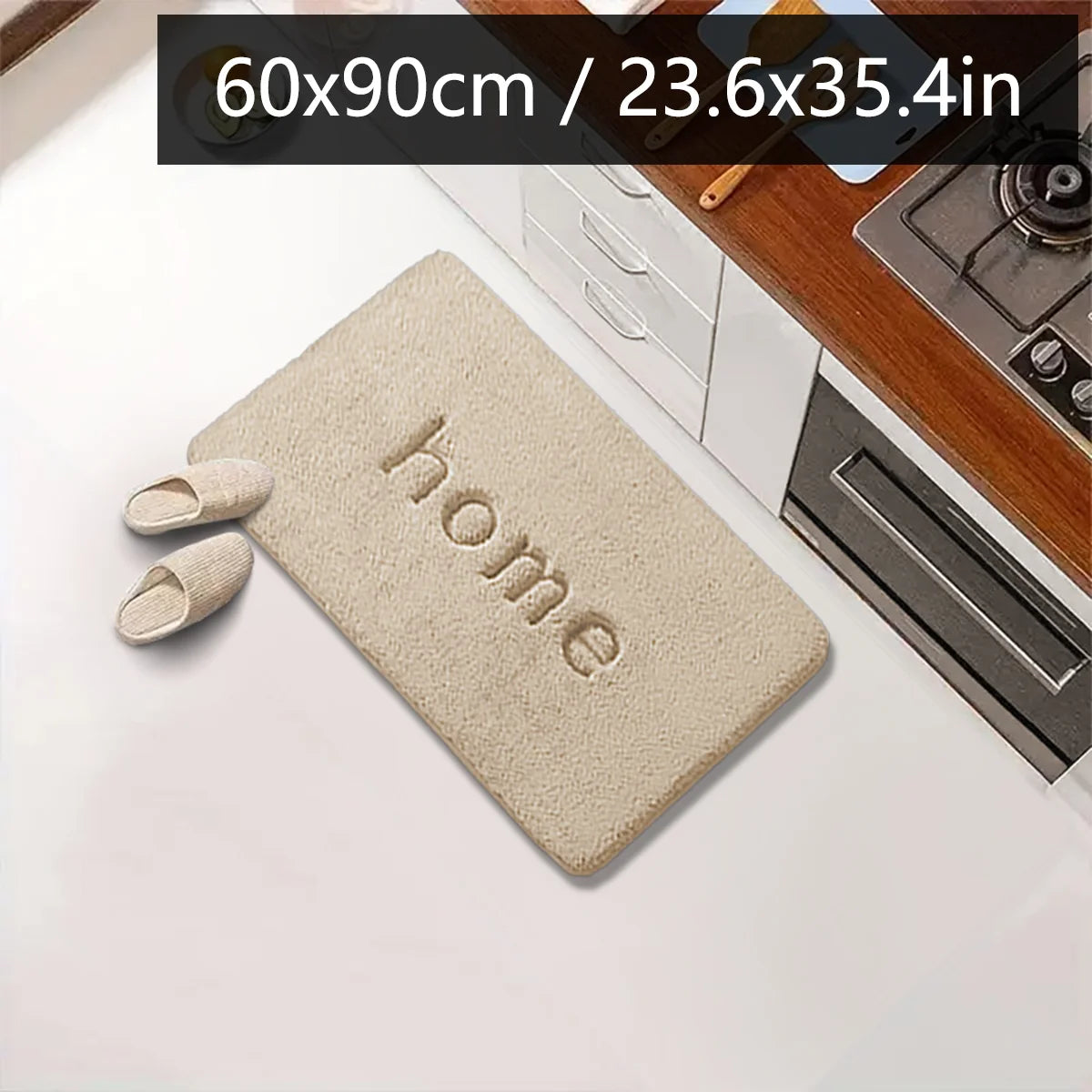 tapis de cuisine ardoise