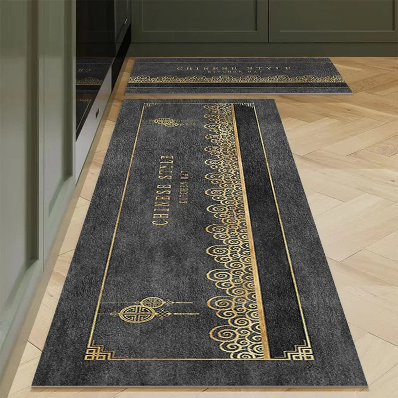 tapis de cuisine chic contemporain
