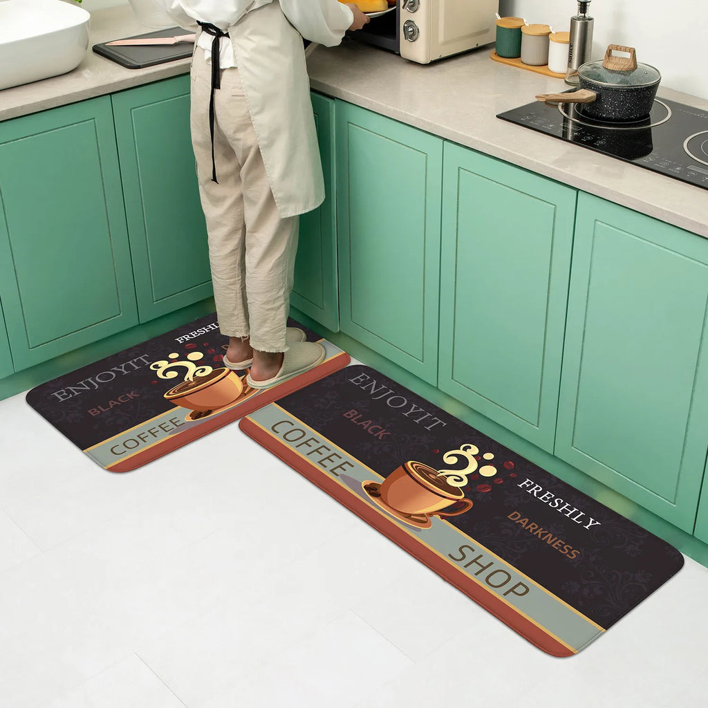 tapis de cuisine espresso