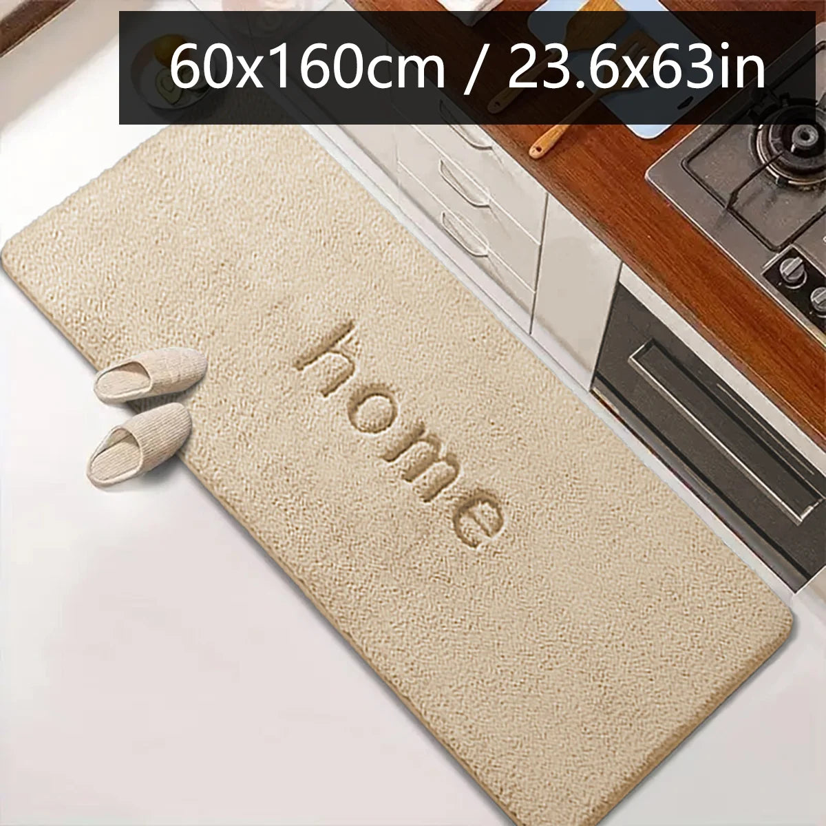 tapis de cuisine ardoise