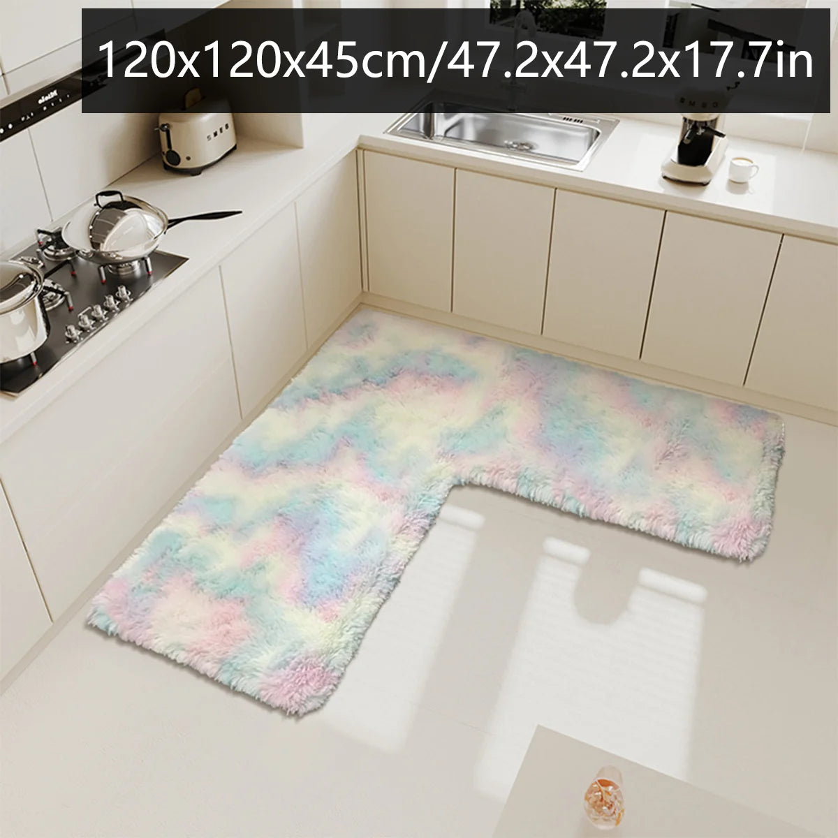 tapis de cuisine beton