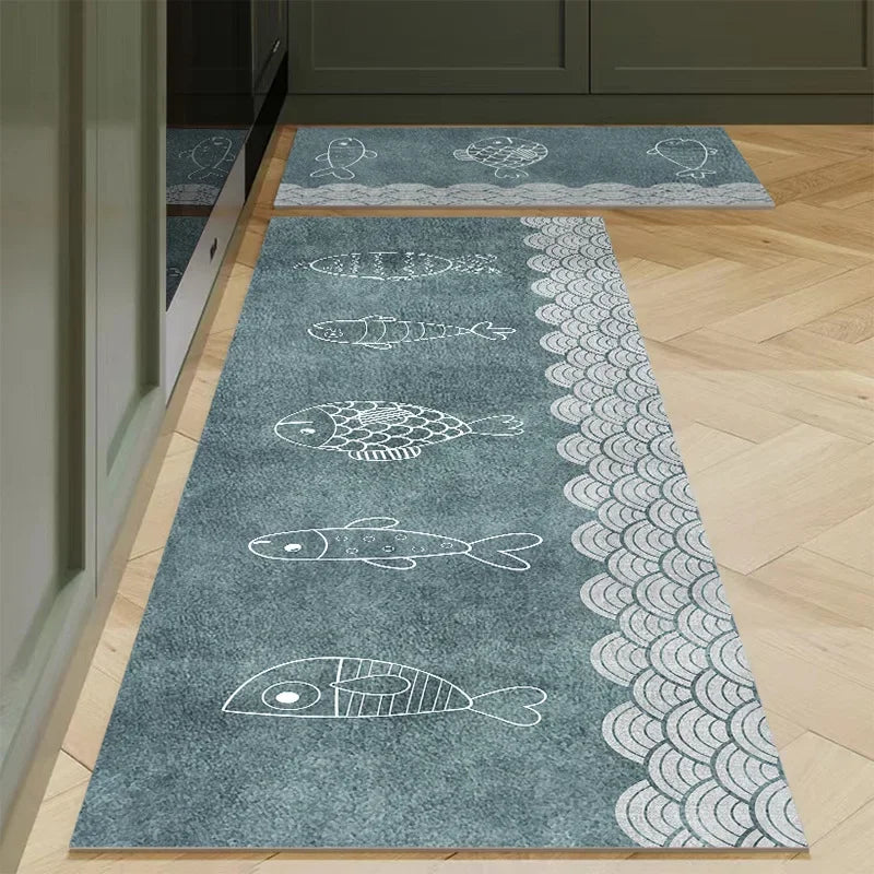 tapis de cuisine chic contemporain