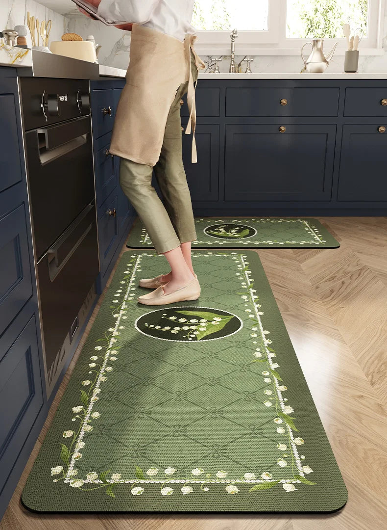 tapis de cuisine thé