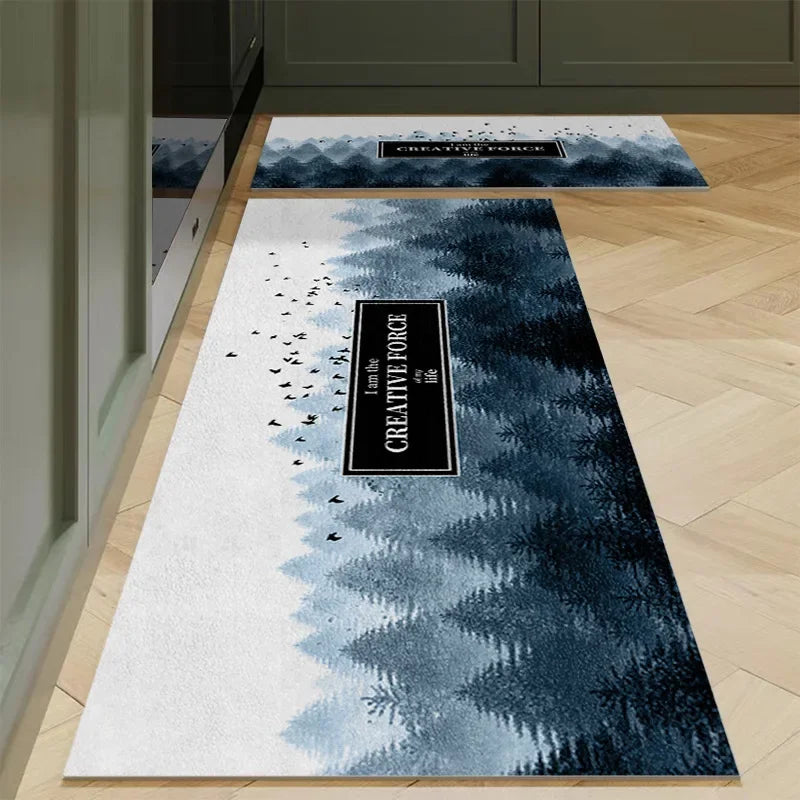 tapis de cuisine chic contemporain