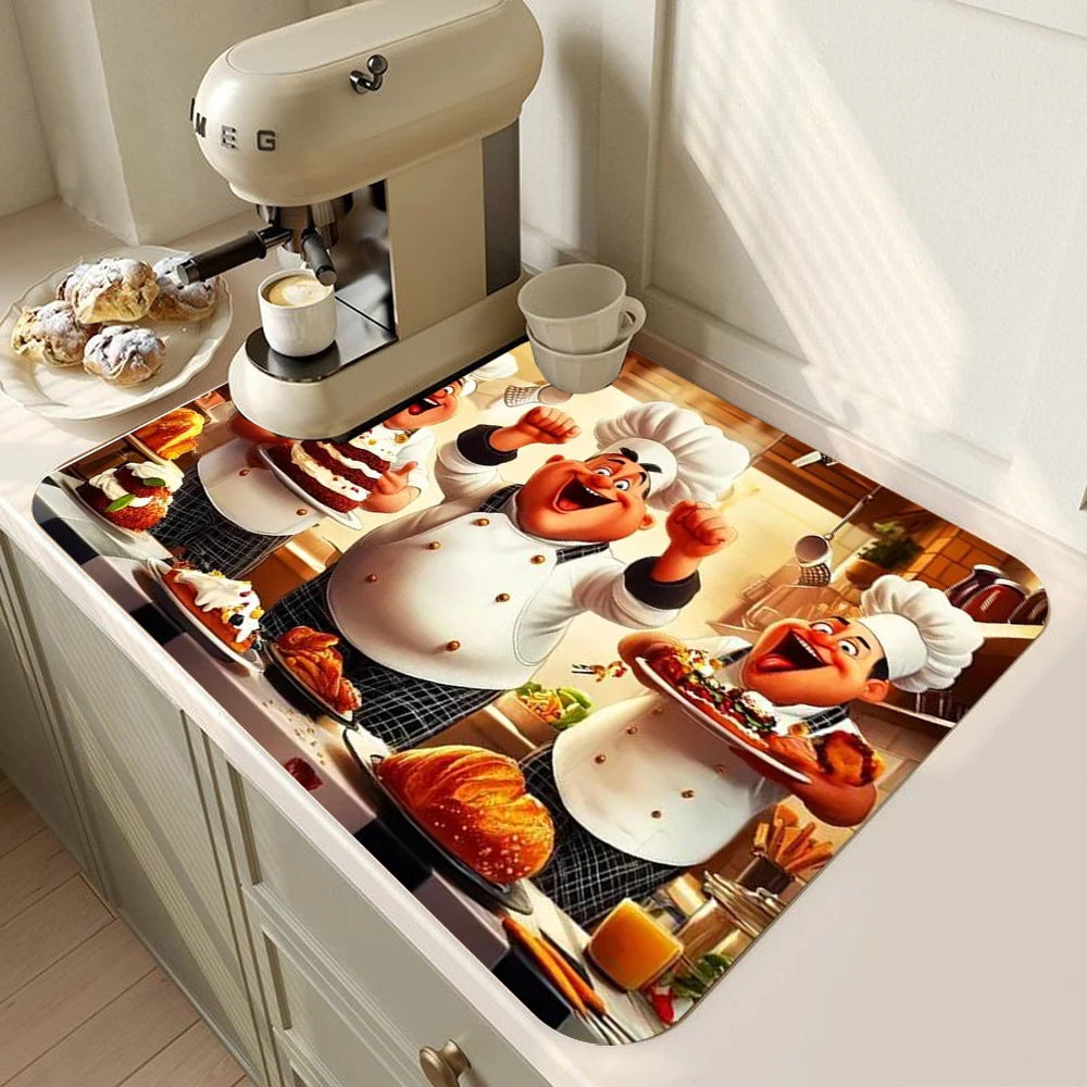 mini tapis de cuisine