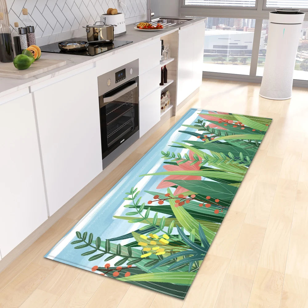 tapis de cuisine exotique