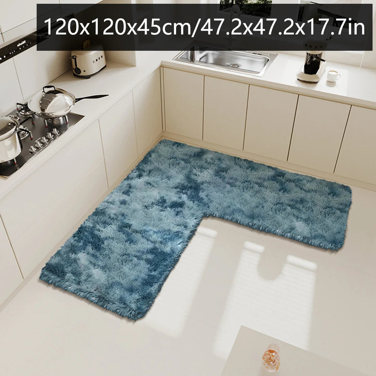 tapis de cuisine beton