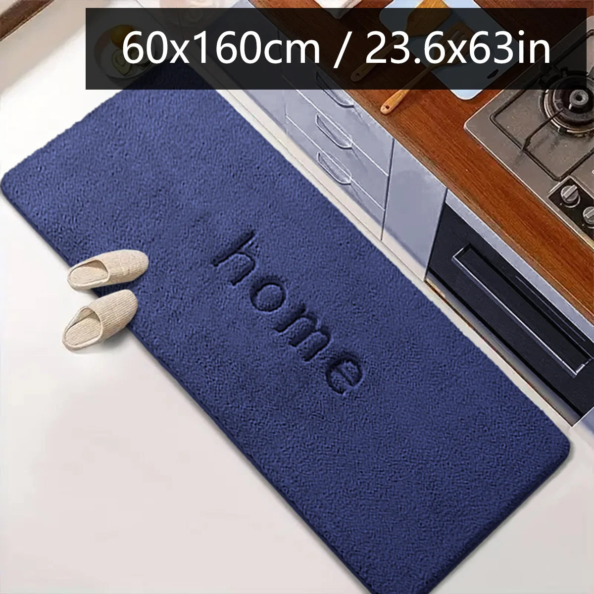 tapis de cuisine ardoise