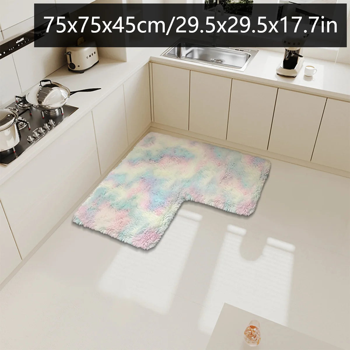 tapis de cuisine beton