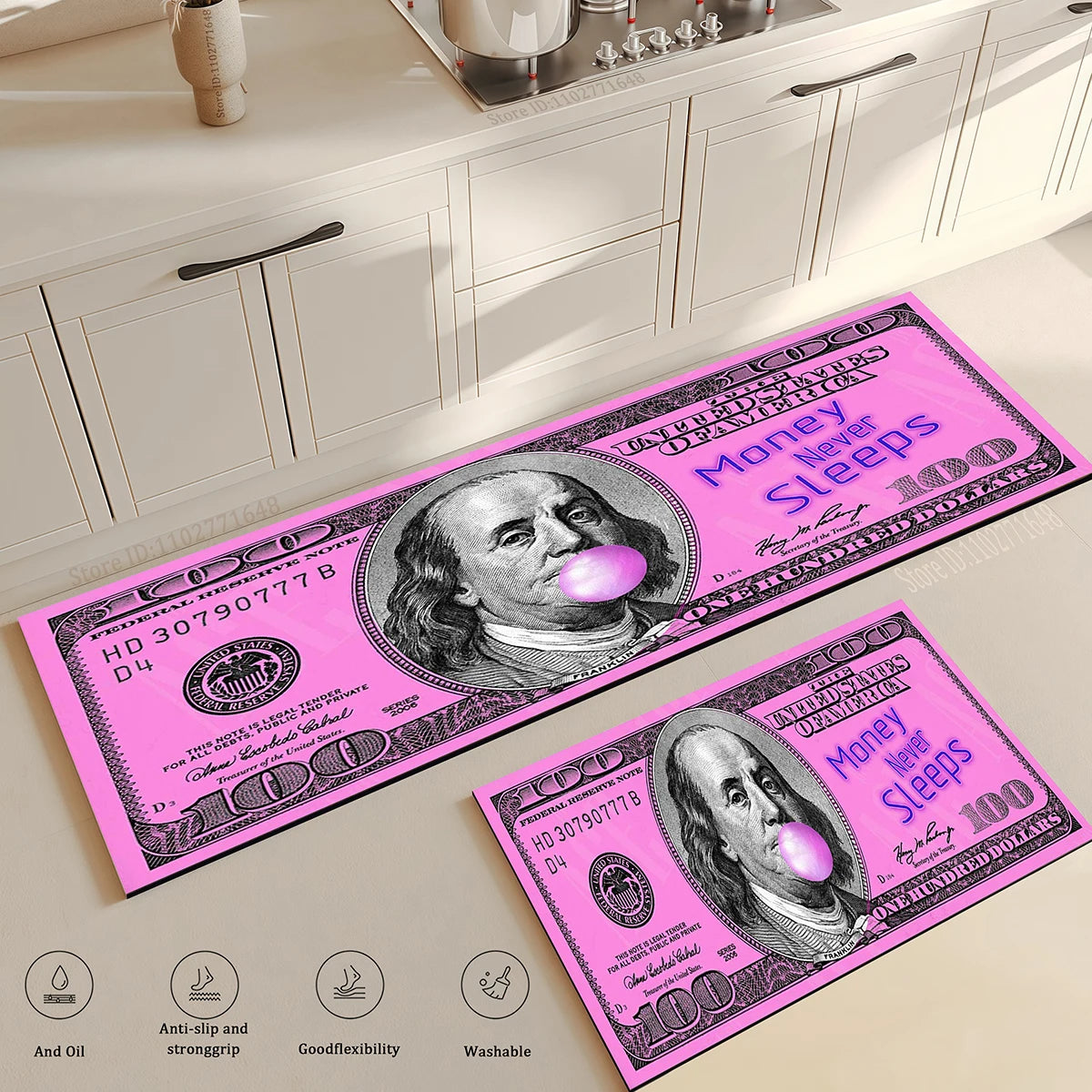 tapis de cuisine amerique