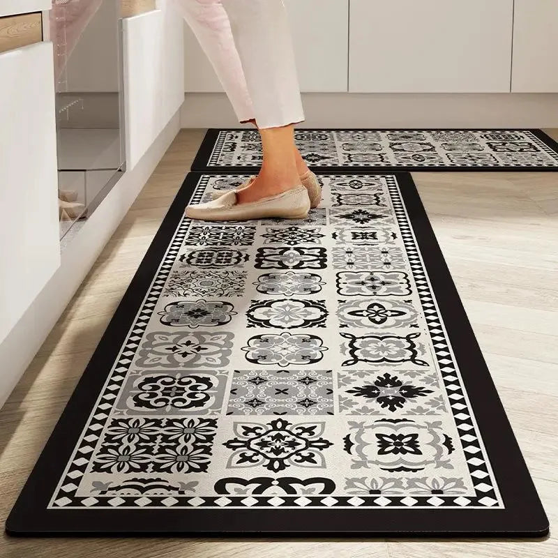 Tapis de cuisine vintage