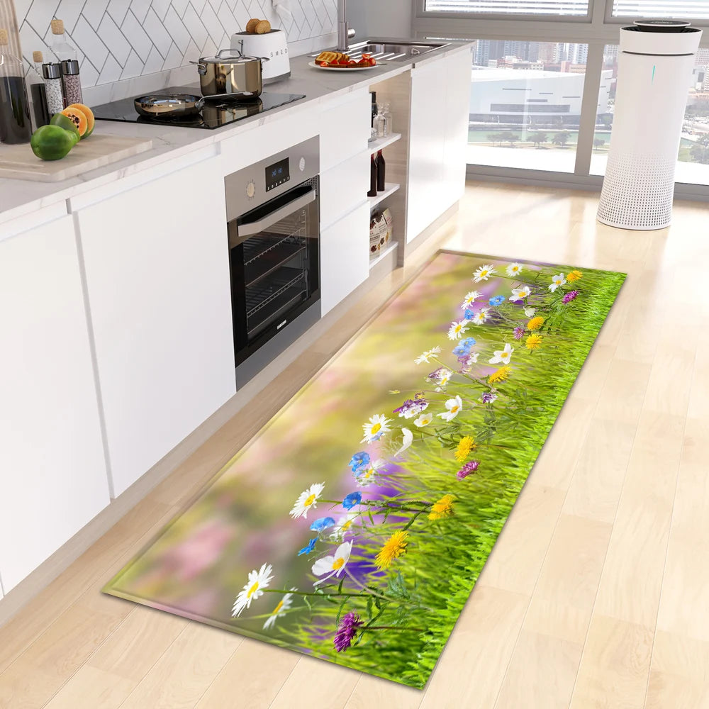 tapis de cuisine exotique