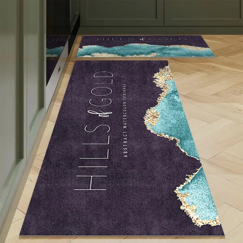 tapis de cuisine chic contemporain