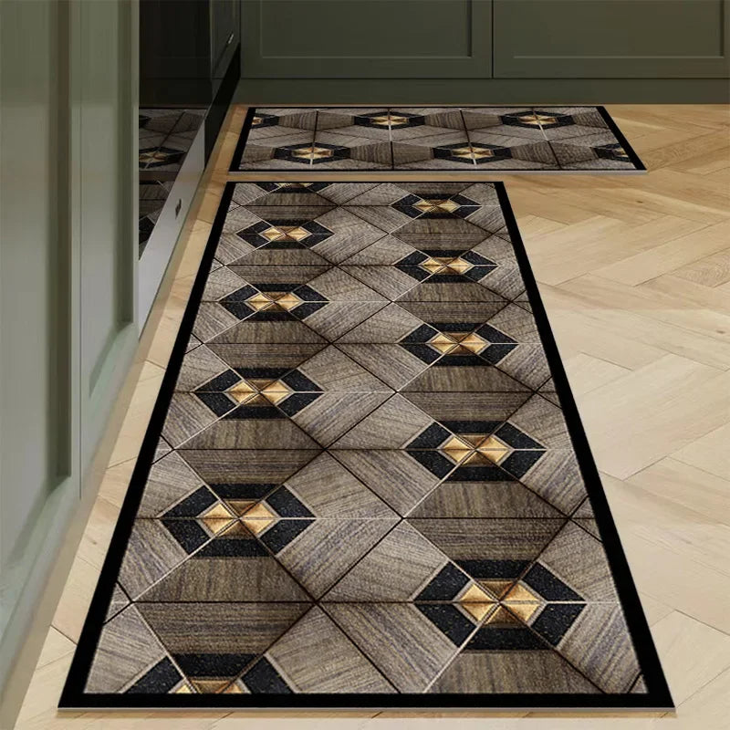 tapis de cuisine chic contemporain