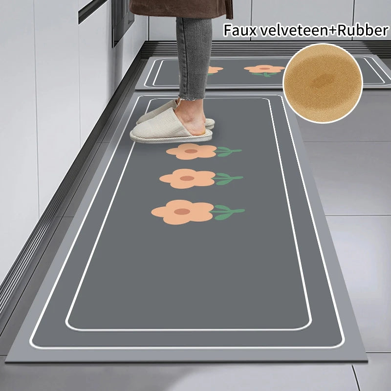 Tapis de cuisine absorbant