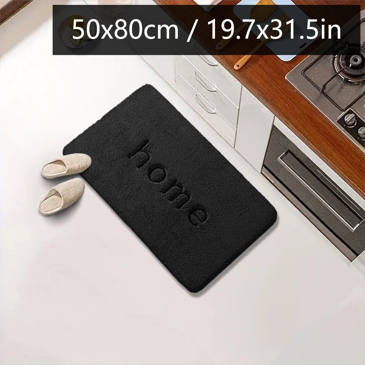 tapis de cuisine ardoise