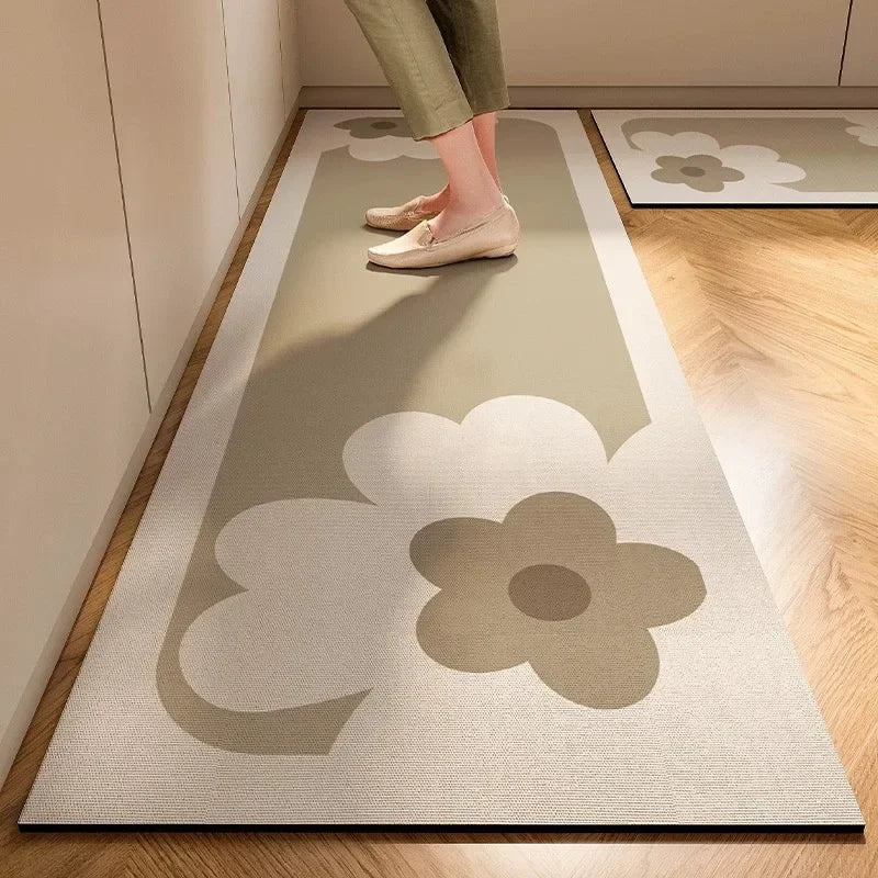 tapis de cuisine rayé