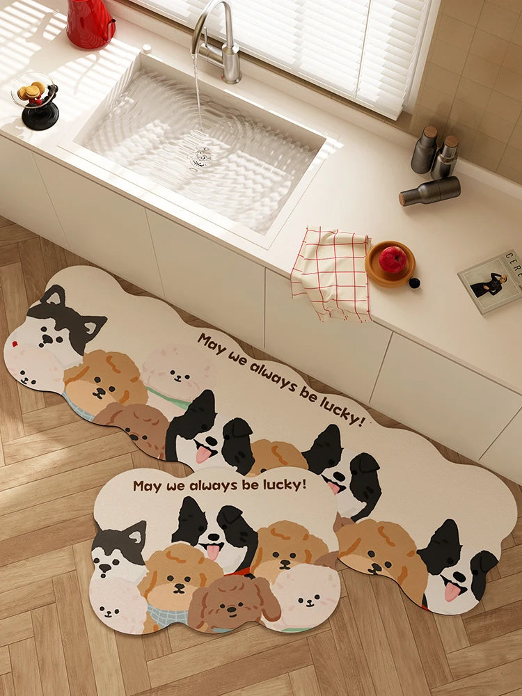tapis de cuisine chien