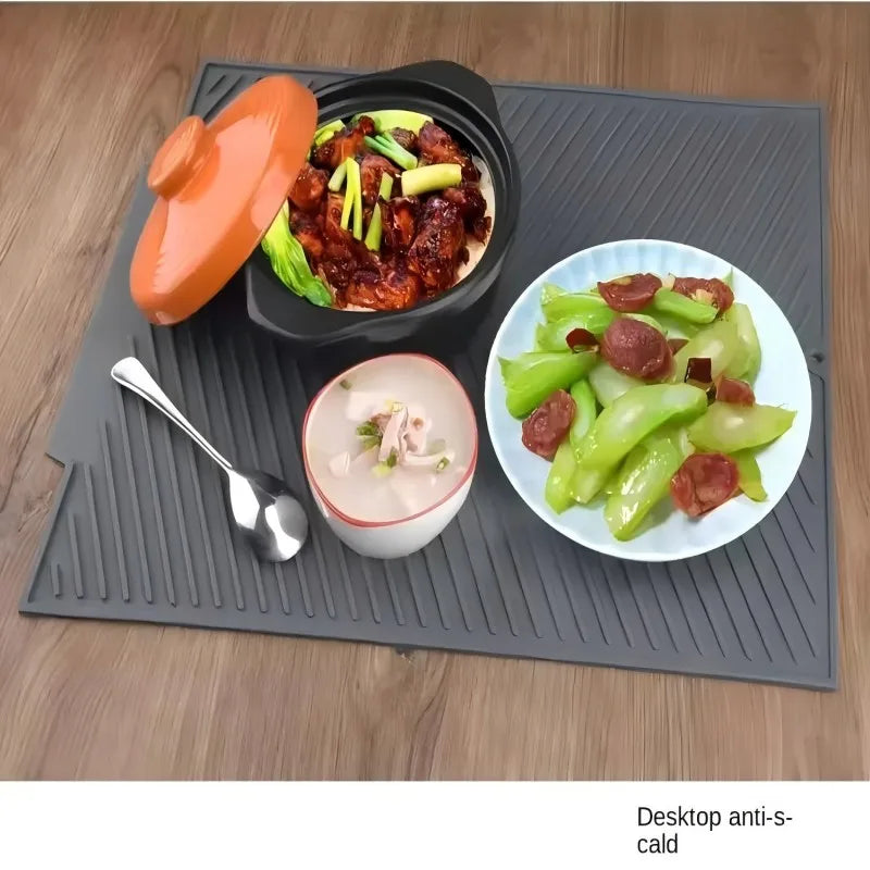 Tapis de cuisine en silicone