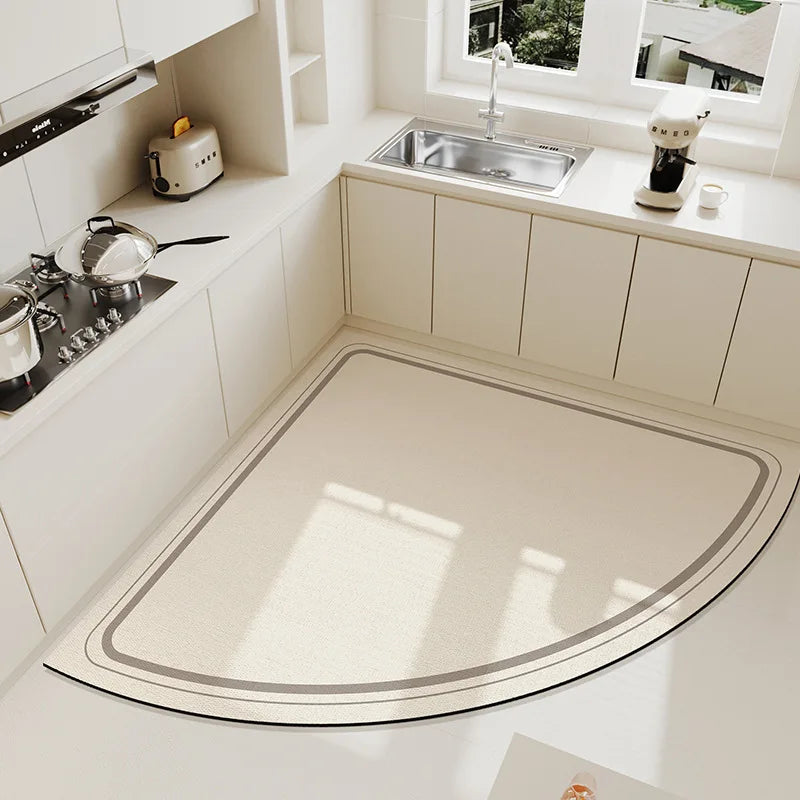 Tapis de cuisine d angle