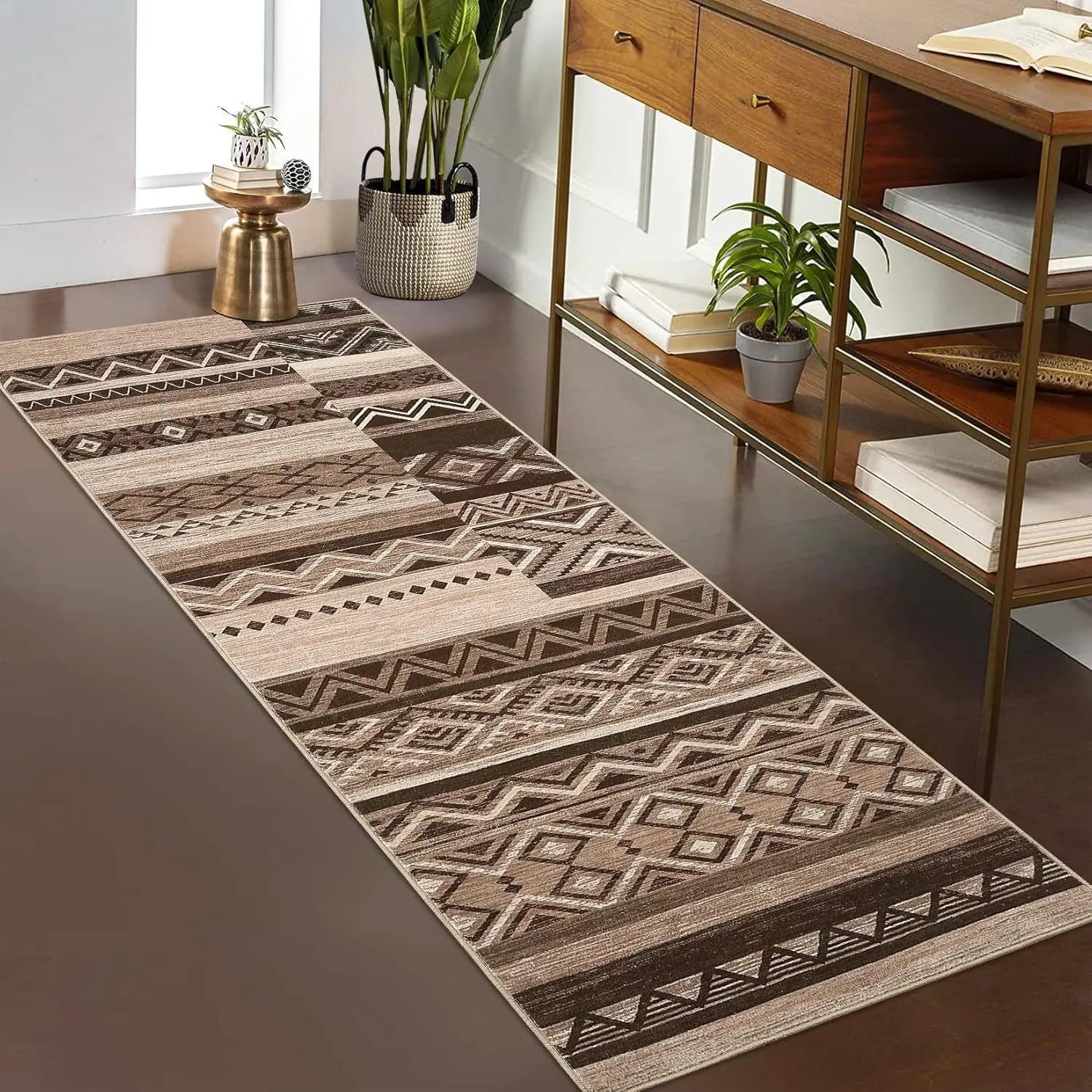 Tapis de cuisine taupe