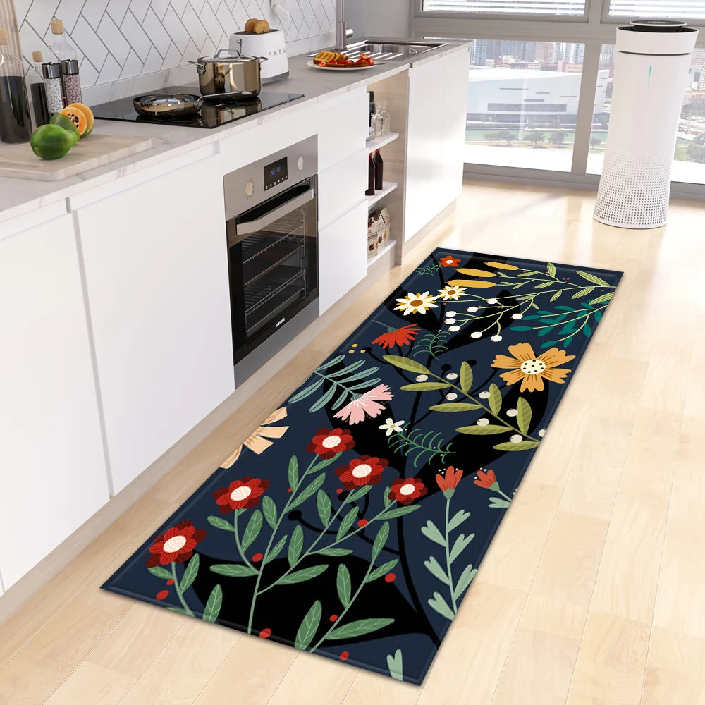 tapis de cuisine exotique