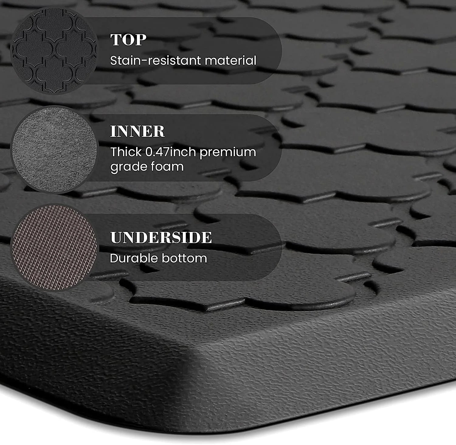 tapis de cuisine confortable mousse