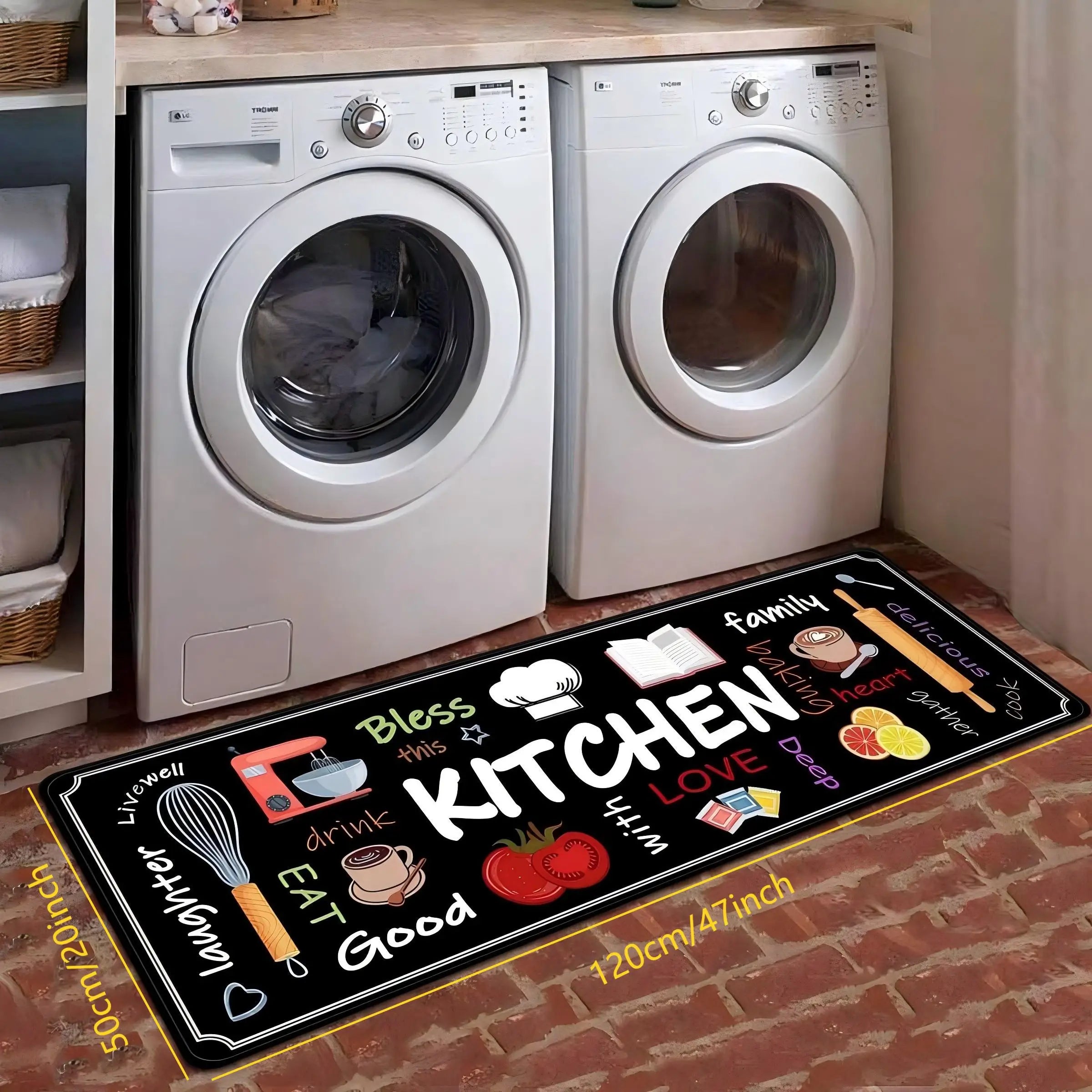 tapis de cuisine caoutchouté