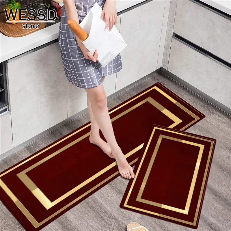 Tapis de cuisine chic