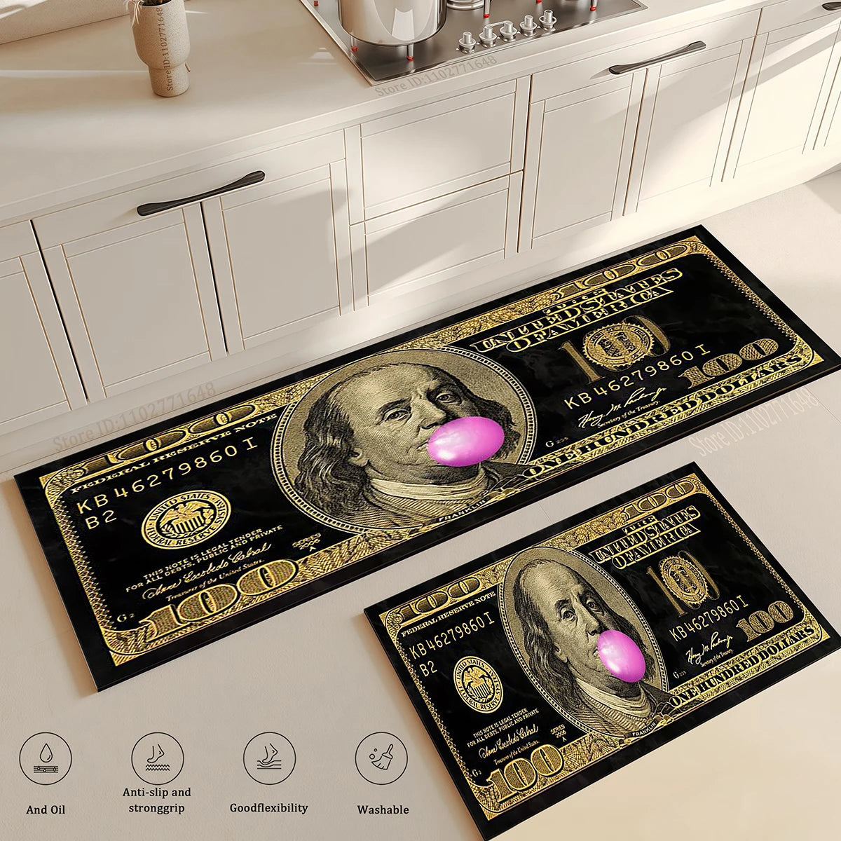 tapis de cuisine amerique