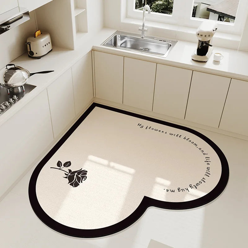 Tapis de cuisine d angle
