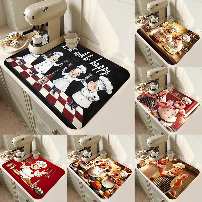 mini tapis de cuisine