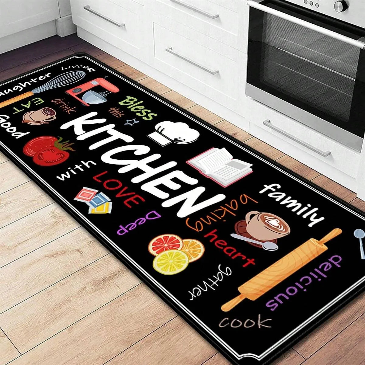 tapis de cuisine caoutchouté