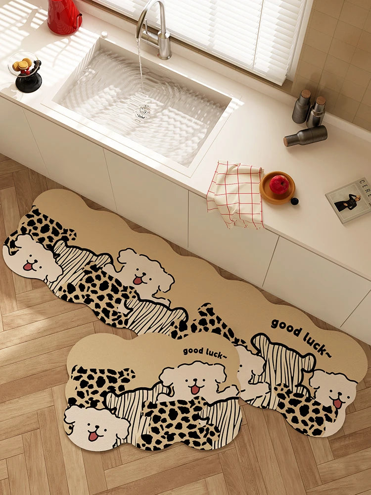 tapis de cuisine chien