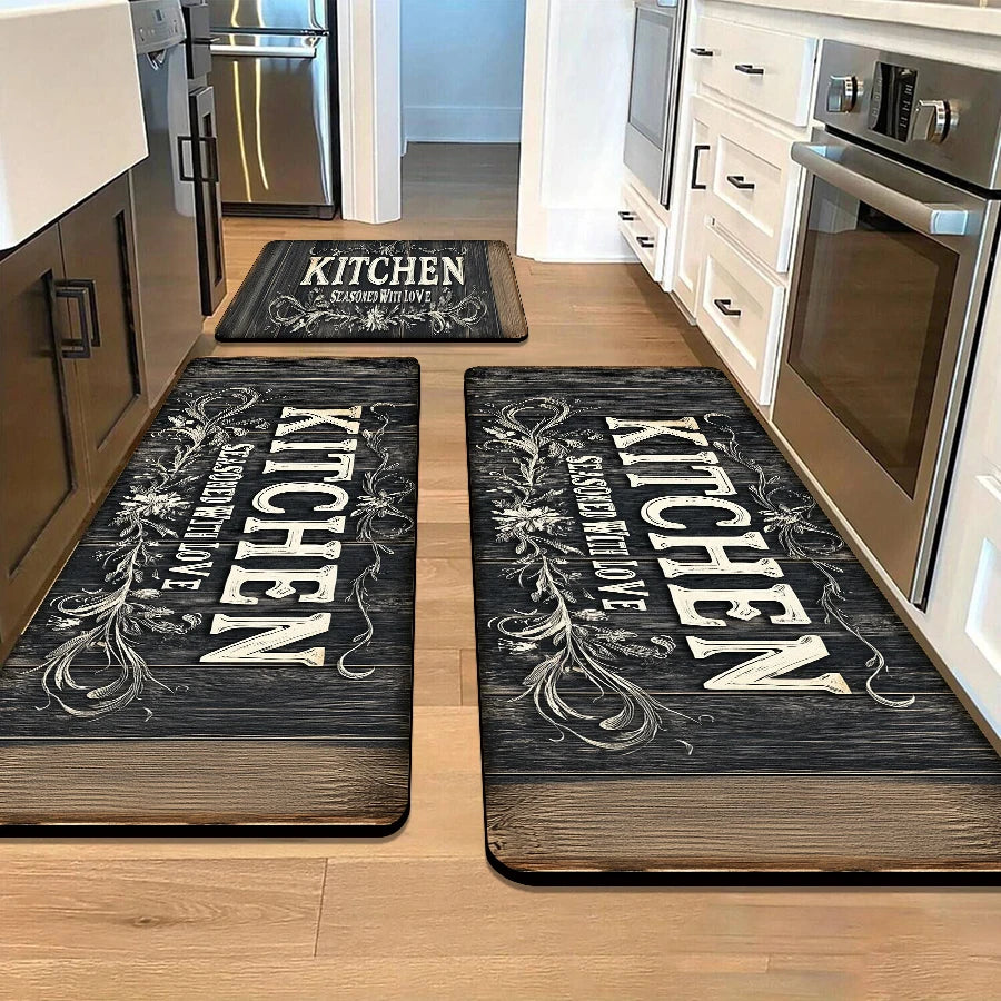 tapis de cuisine au sèche linge
