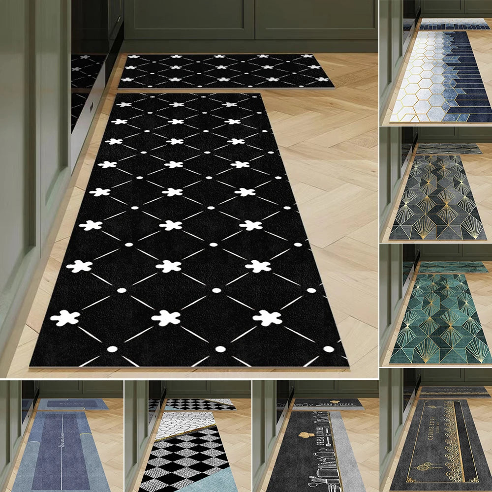 tapis de cuisine chic contemporain