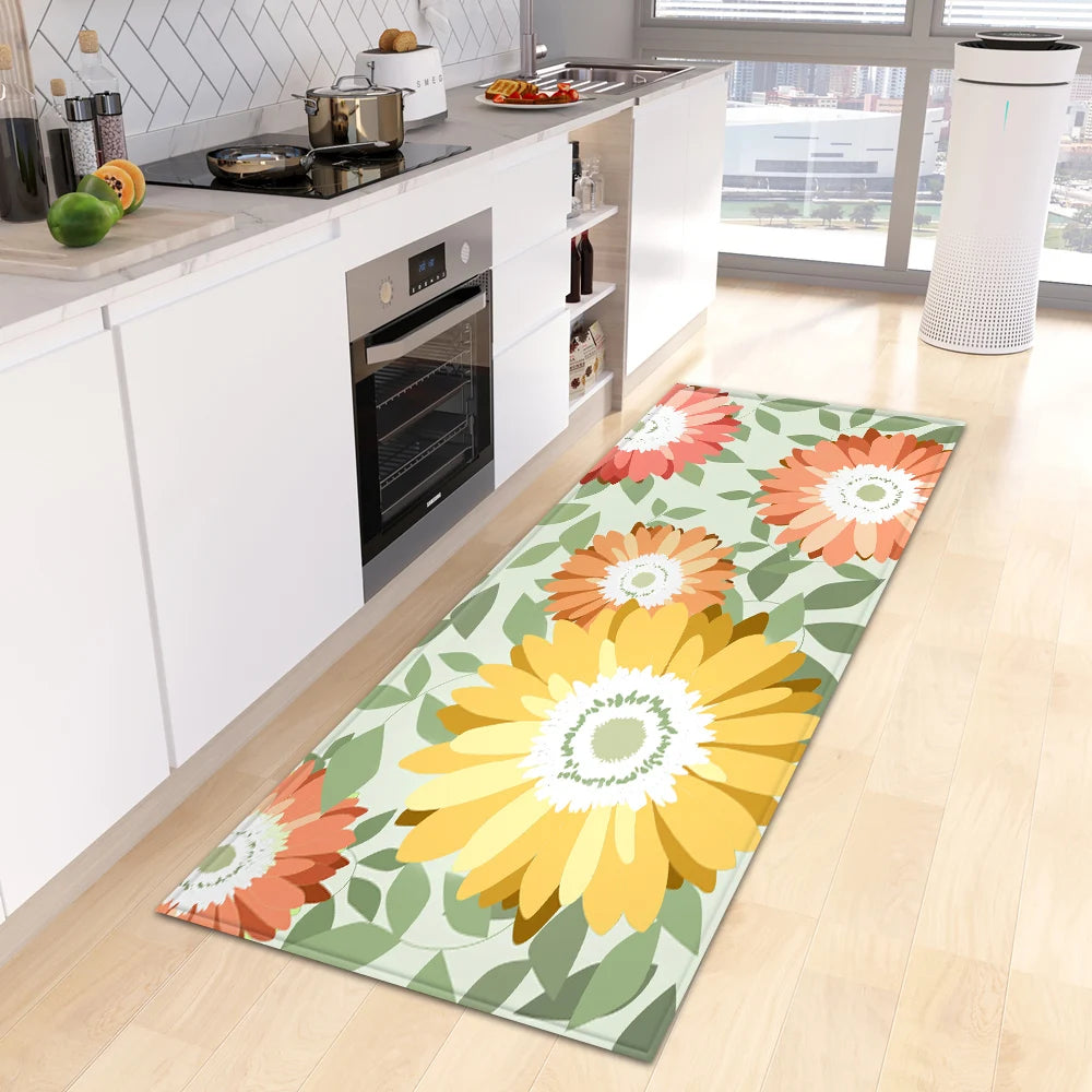 tapis de cuisine exotique